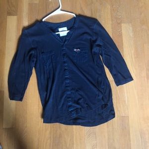Authentic hollister quarter sleeve top